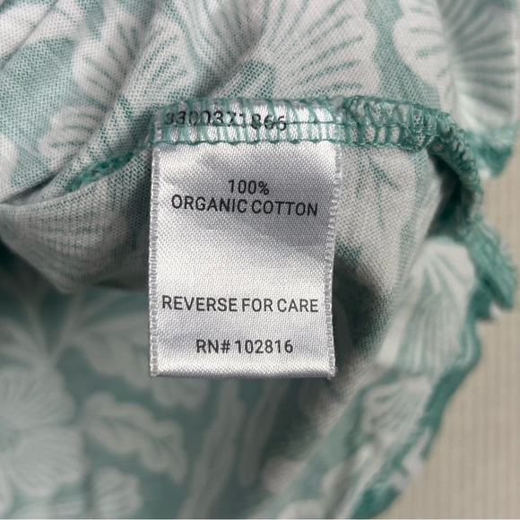 Garnet Hill MEDIUM Pajama Set Organic Cotton Cottagecore Floral - Picture 6 of 10